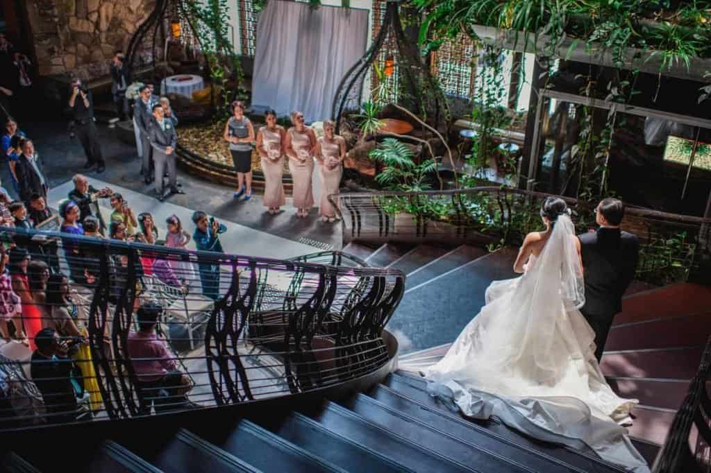 Brisbane wedding reception venue Cloudland - staircase