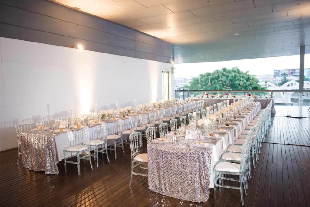 Brisbane Wedding Reception Venue Goma - gorgeous table arrangement