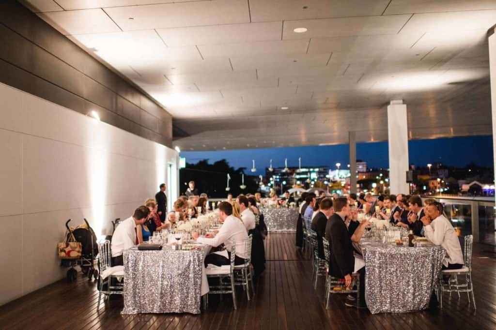 Brisbane Wedding Reception Venue Goma - long tables
