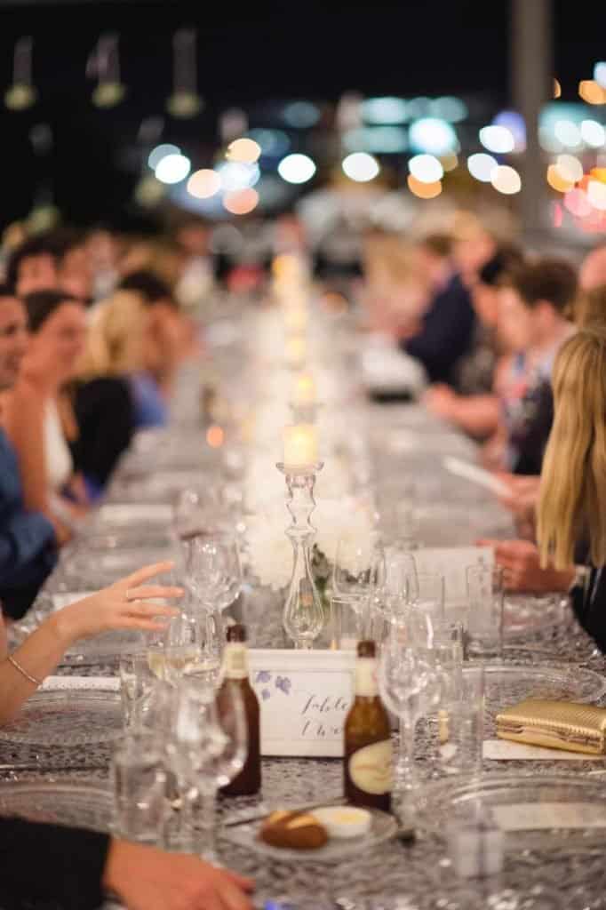 Brisbane Wedding Reception Venue Goma - long tables