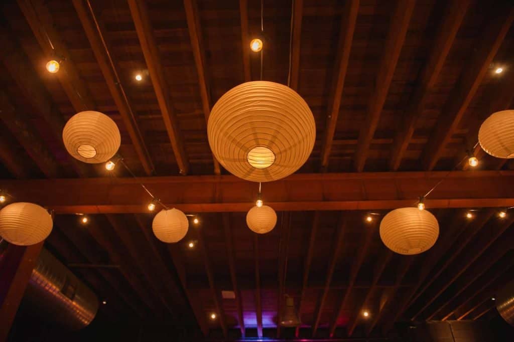 Brisbane Wedding Reception venue Lightspace - lights