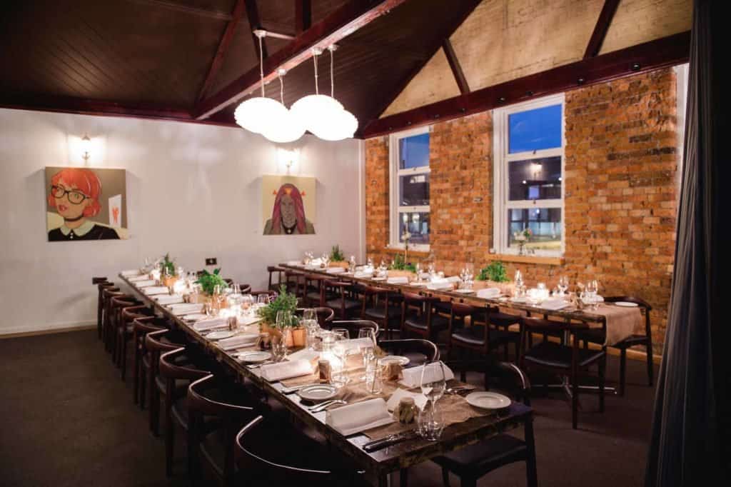 Brisbane wedding reception venue Malt Dining -