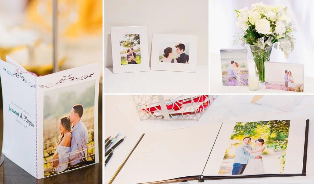 Engagement photography prints, cards and books