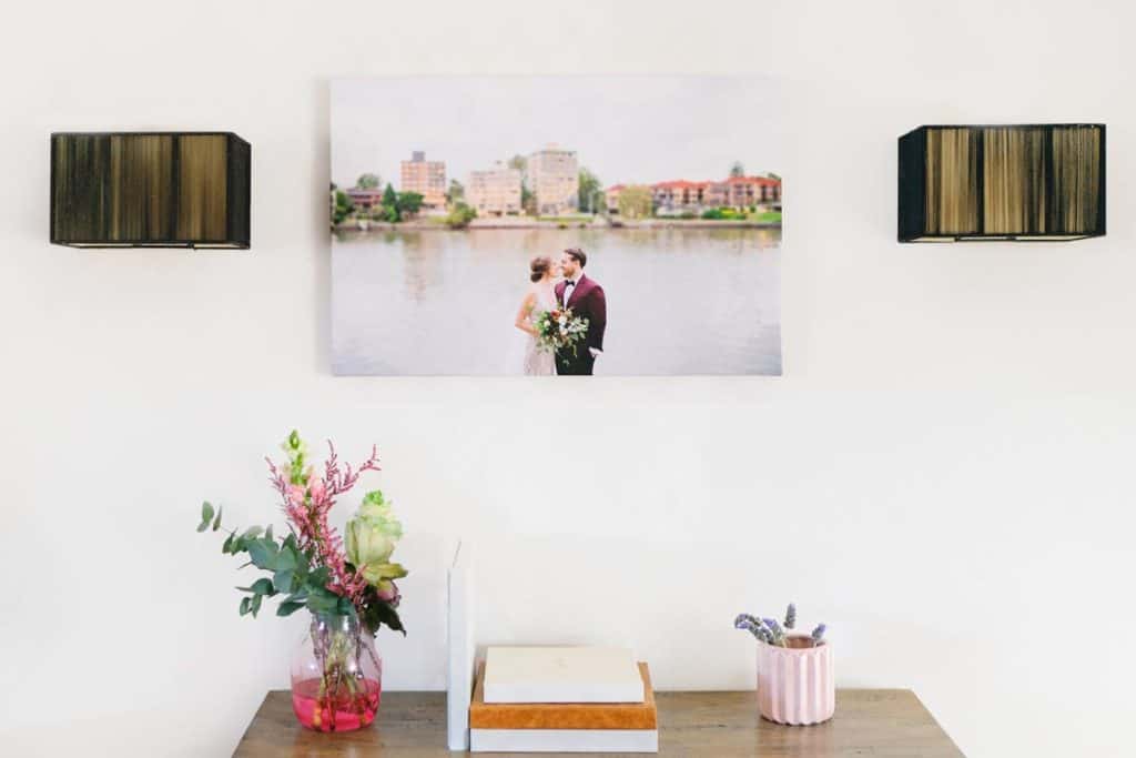 Wedding-photography-Brisbane- wall gallery