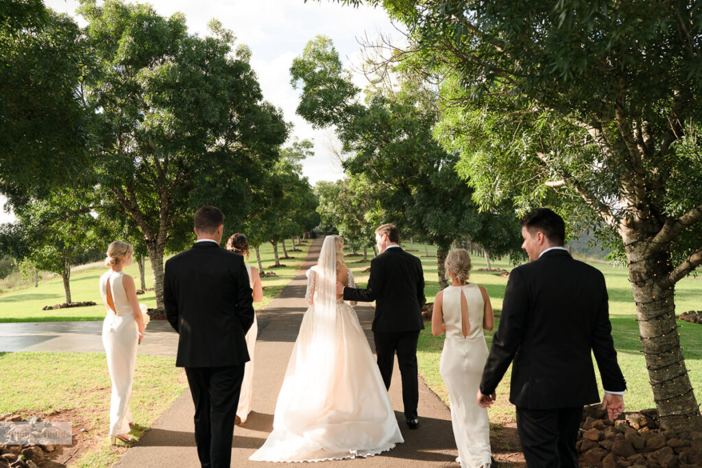 Preston Peak Wedding - walking away