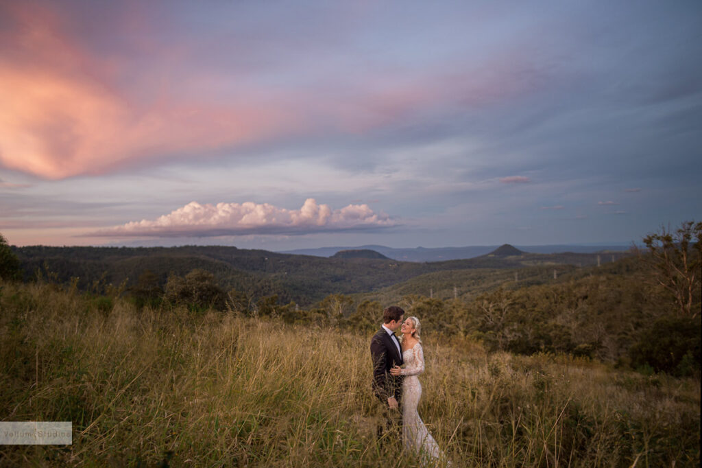 Preston Peak Wedding - sunset