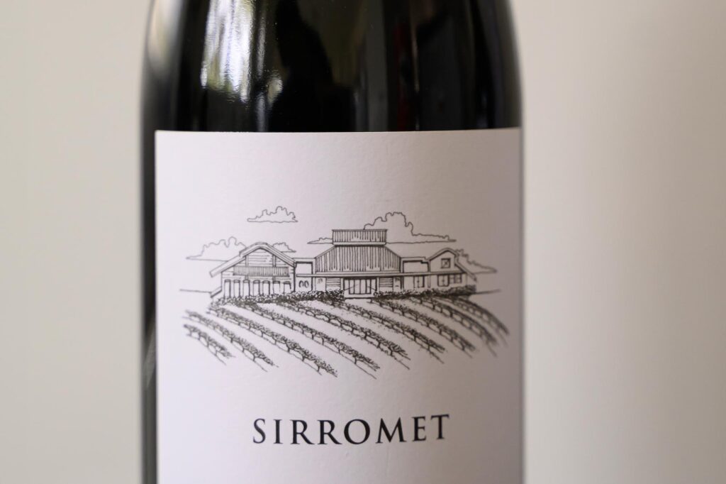 Sirromet wine bottle