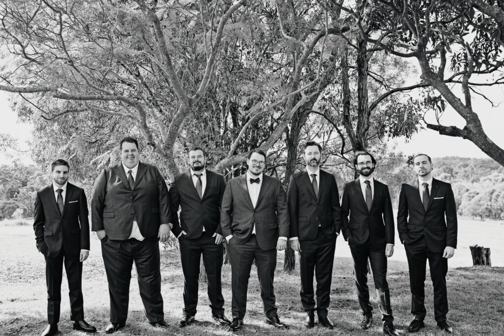 Sirromet wedding photography -Groomsmen