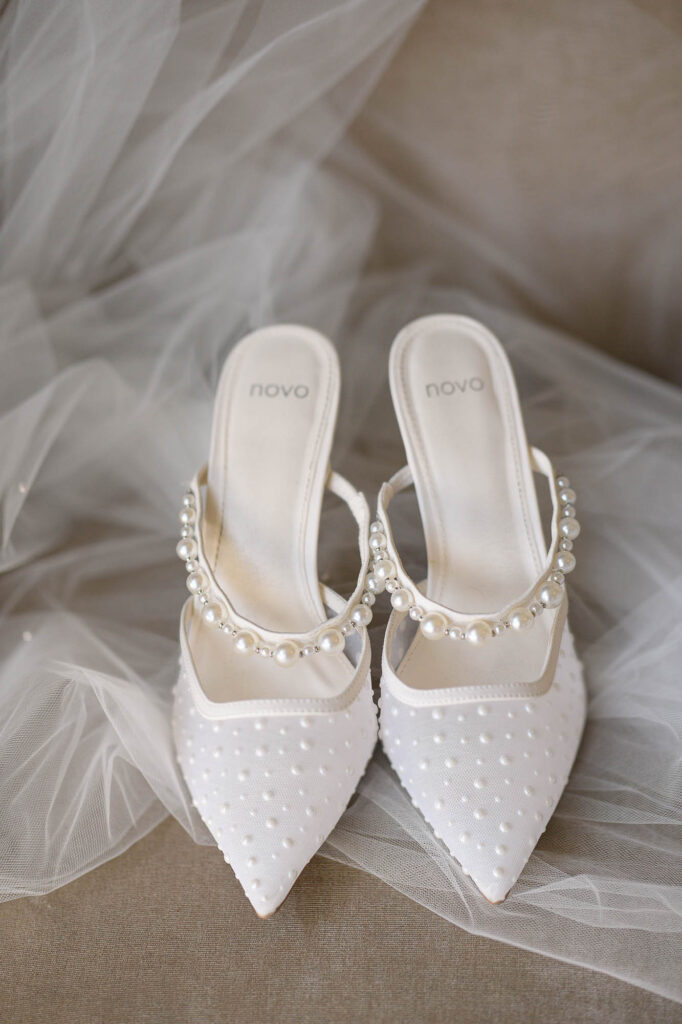 All Hallows Chapel Wedding - Bride details