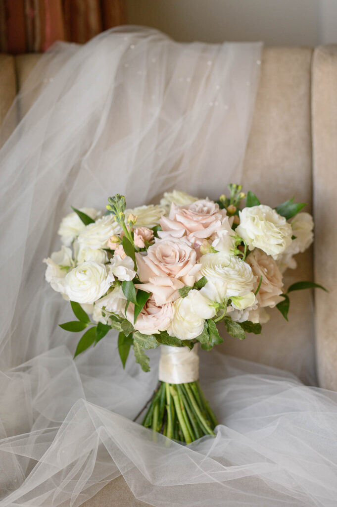 All Hallows Chapel Wedding - Bride details