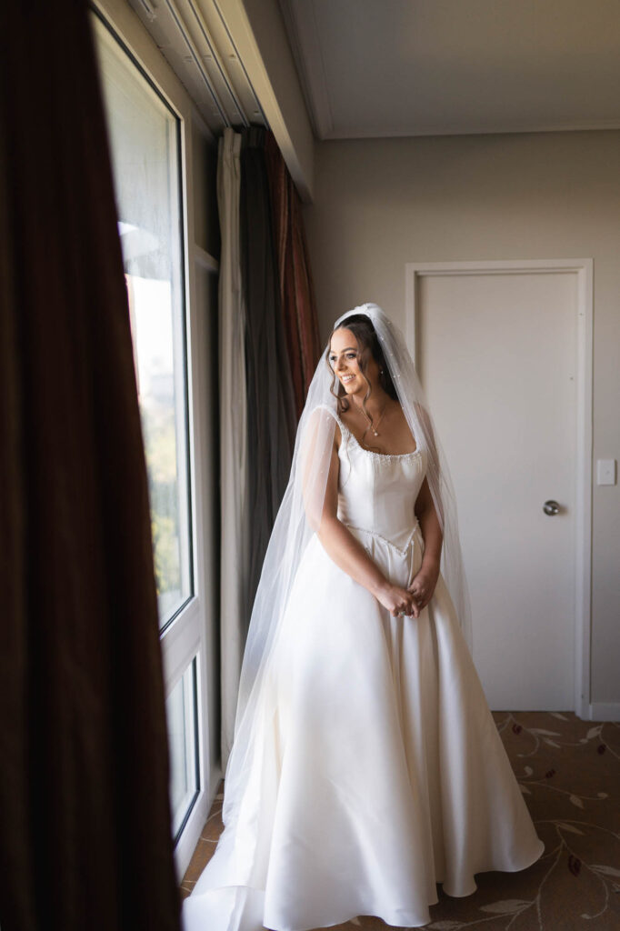 All Hallows Chapel Wedding - Bride