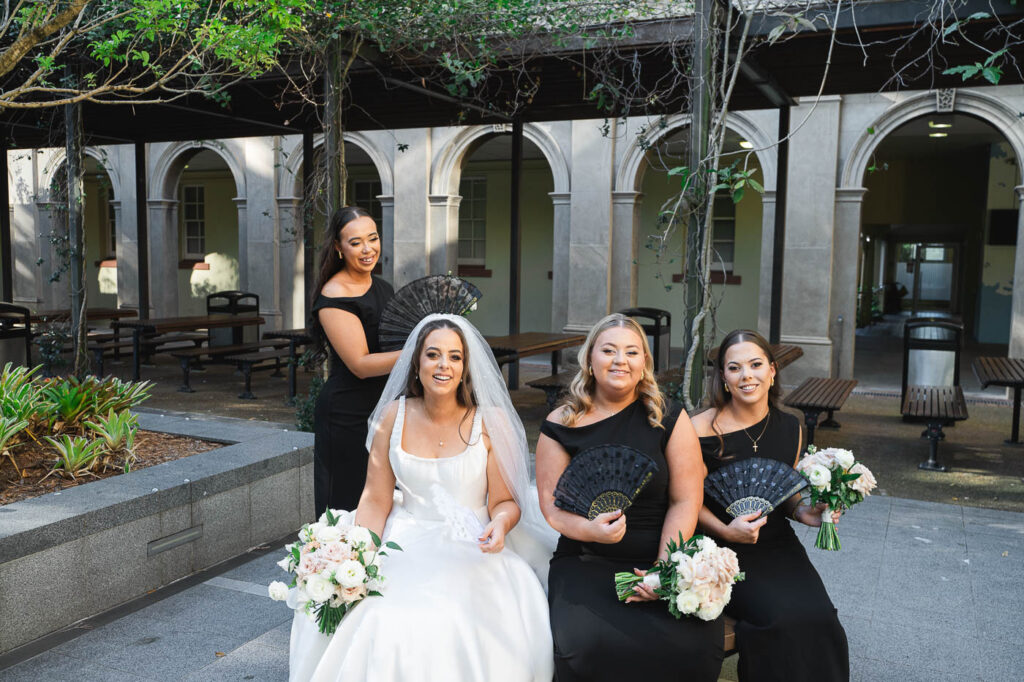 All Hallows Chapel Wedding - Bridesmaids