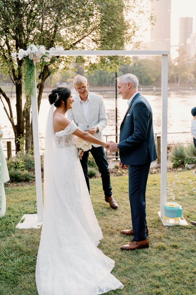 Riverlife wedding photographer - ceremony