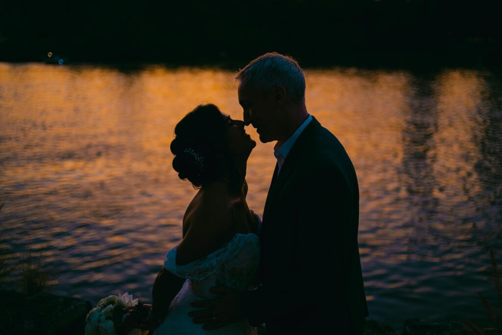 Riverlife wedding photographer - bride and groom