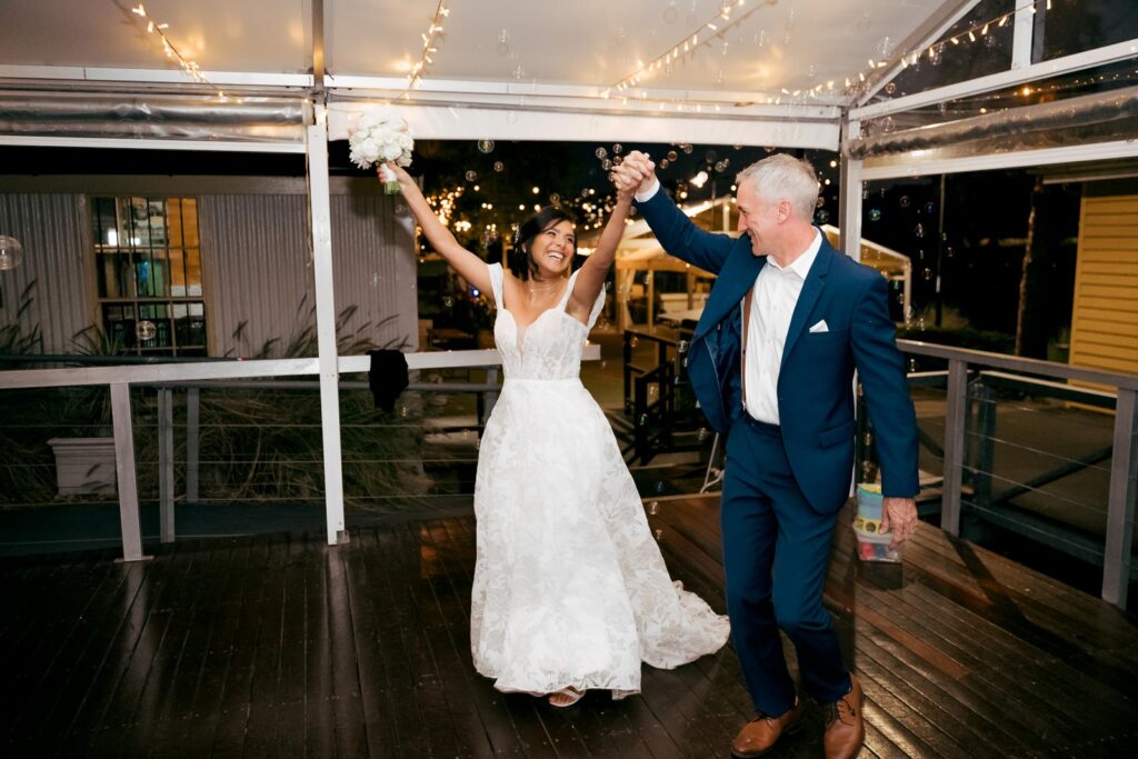 Riverlife wedding photographer - reception