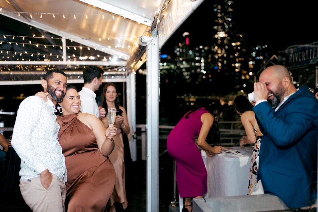 Riverlife wedding photographer - reception